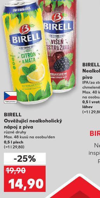 Kaufland Birell ochucený nabídka