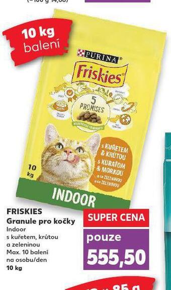 Kaufland Friskies granule pro kočky nabídka