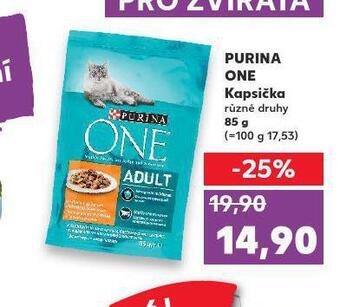 Kaufland Purina one kapsičky pro kočky nabídka