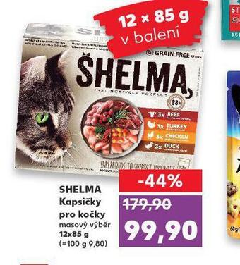 Kaufland Shelma kapsičky pro kočky nabídka