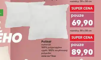 Kaufland Polštář 30 x 50 nabídka
