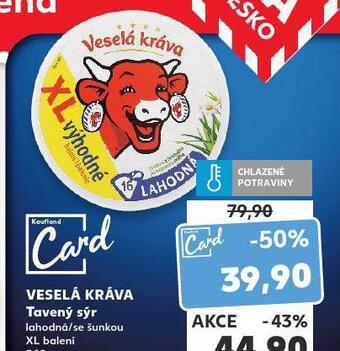 Kaufland Veselá kráva tavený sýr nabídka