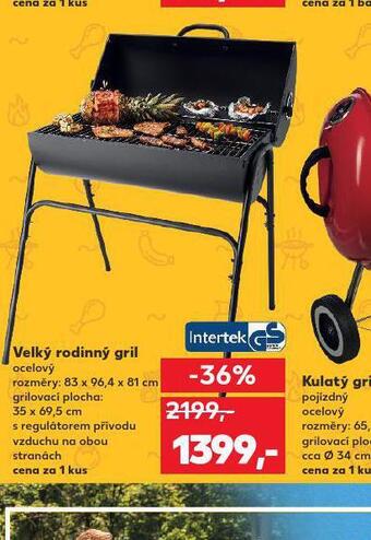 Kaufland Velký rodinný gril nabídka