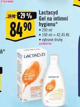 Albert Lactacyd gel na intimní hygienu nabídka
