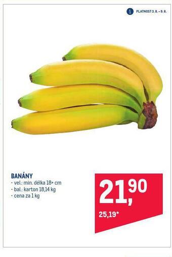 Makro Banány nabídka