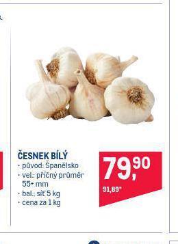 Makro Česnek bílý nabídka