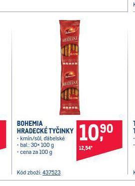 Makro Bohemia hradecké tyčinky nabídka