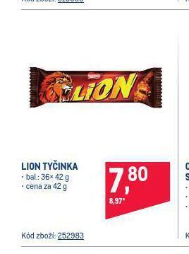 Makro Lion tyčinka nabídka