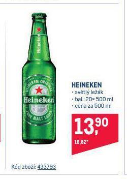 Makro Pivo heineken nabídka