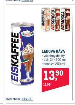 Makro Ledová káva nabídka