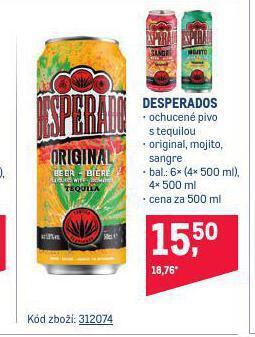Makro Desperados nabídka