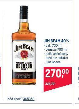 Makro Jim beam nabídka