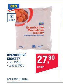 Makro Bramborové krokety nabídka