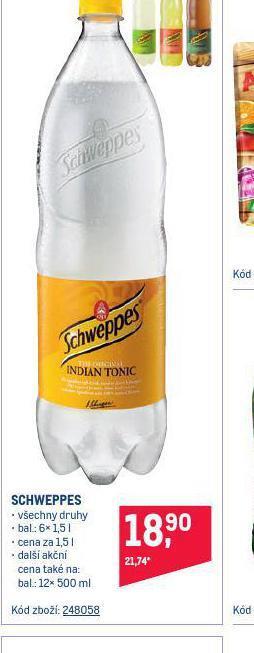 Makro Schweppes nabídka