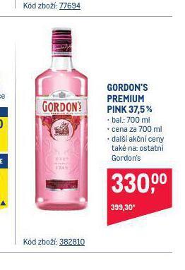Makro Gordon's premium pink nabídka