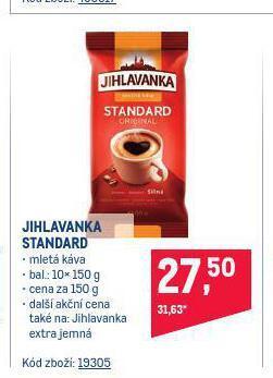 Makro Káva jihlavanka nabídka