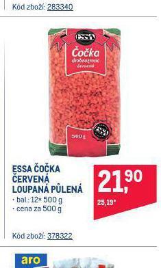 Makro Essa čočka nabídka