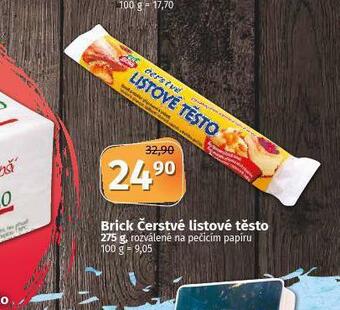 Coop Brick čerstvé listové těsto nabídka