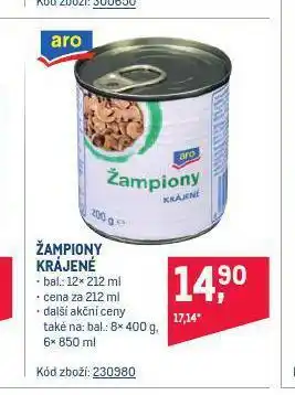 Makro Žampiony nabídka