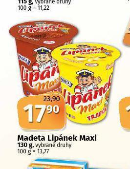 Coop Madeta lipánek maxi nabídka