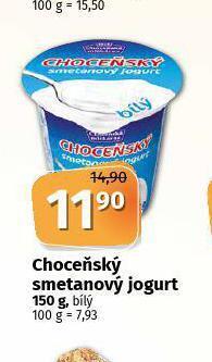 Coop Choceňský smetanový jogurt nabídka