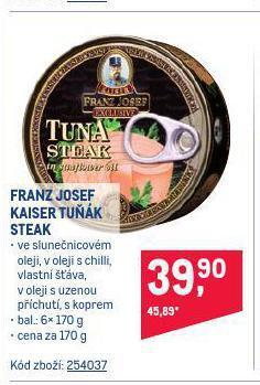 Makro Franz josef kaiser tuňák steak nabídka