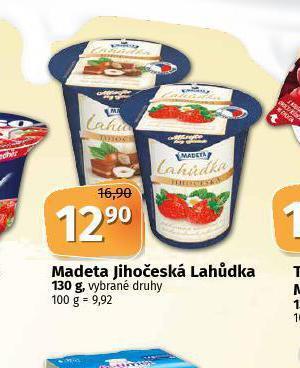 Coop Madeta jihočeská lahůdka nabídka
