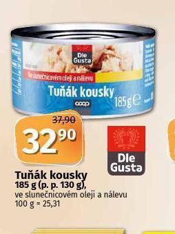 Coop Tuňák kousky nabídka