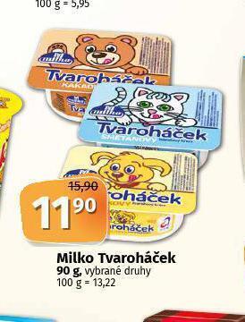 Coop Milko tvaroháček nabídka
