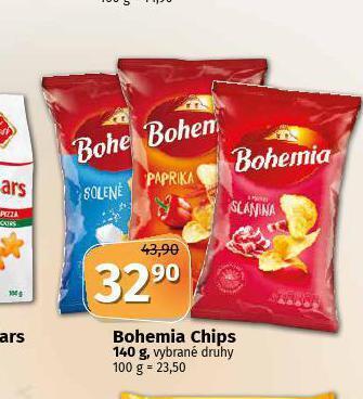 Coop Bohemia chips nabídka