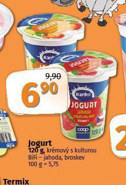 Coop Jogurt nabídka