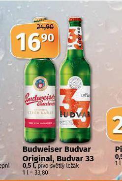 Coop Pivo budweiser budvar original nabídka