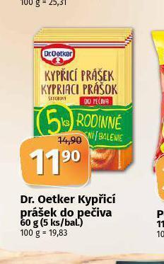 Coop Dr. oetker kypřící prášek do pečiva nabídka