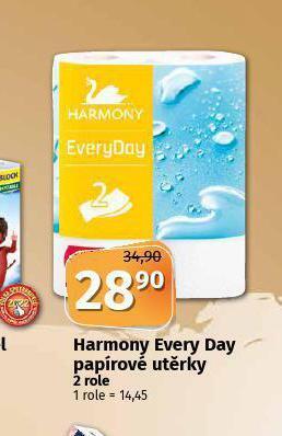 Coop Harmony every day papírové utěrky nabídka