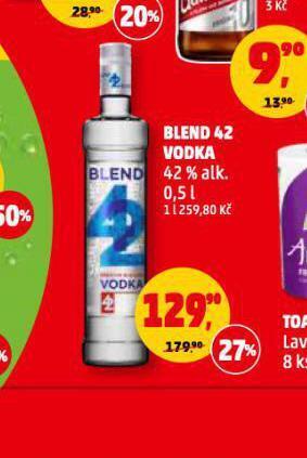 Penny Market Blend 42 vodka nabídka