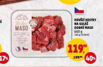 Penny Market Hovězí kostky na guláš nabídka