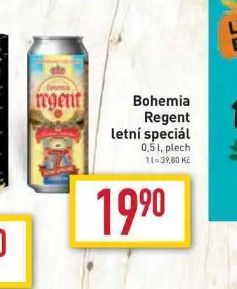 Billa Bohemia regent letní speciál 0,5l nabídka