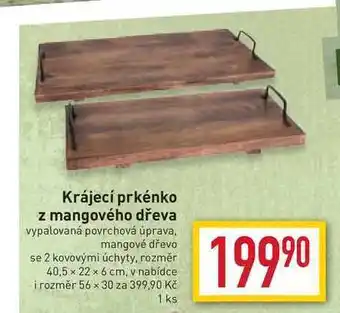 Billa Krájecí prkénko z mangového dřeva nabídka