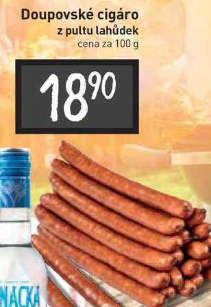 Billa Doupovské cigáro z pultu lahůdek cena za 100 g nabídka