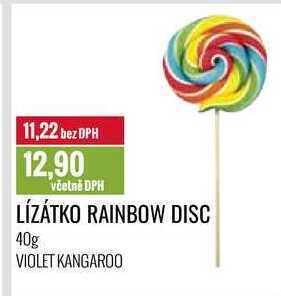 Ratio Lízátko rainbow disc, 40g nabídka