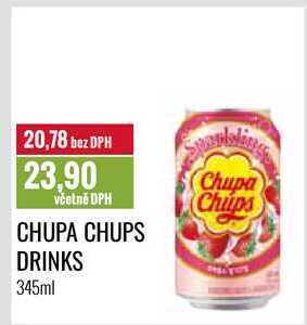 Ratio Chupa chups drinks, 345ml nabídka