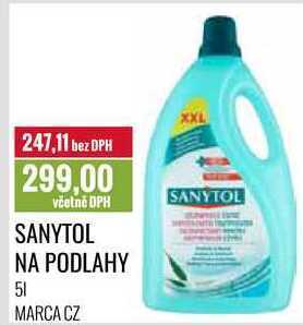 Ratio Sanytol na podlahy, 5 l nabídka
