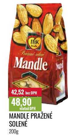 Ratio Mandle pražené solené 200g nabídka