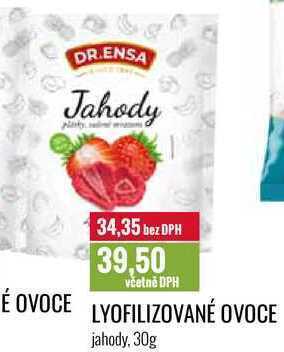 Ratio Lyofilizované ovoce jahody, 30g nabídka