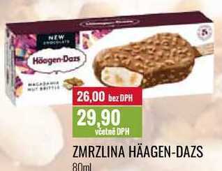 Ratio Zmrzlina häagen-dazs 80ml nabídka