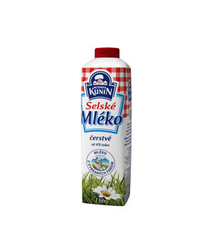 Ratio Kunín selské mléko čerstvé nabídka