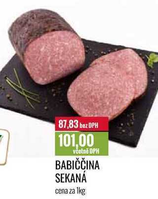 Ratio Babiččina sekaná cena za 1kg nabídka
