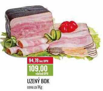 Ratio Uzený bok cena za 1kg nabídka