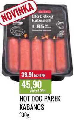 Ratio Hot dog párek kabanos 300g nabídka