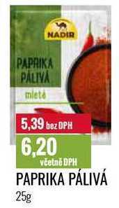 Paprika pálivá 25g